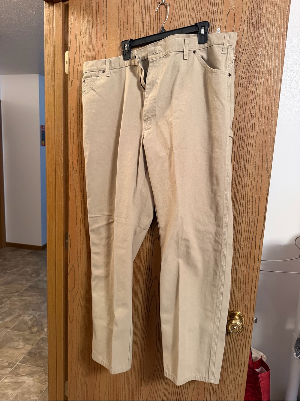 Dickies Men's Cargo Pants in Khaki Tan
